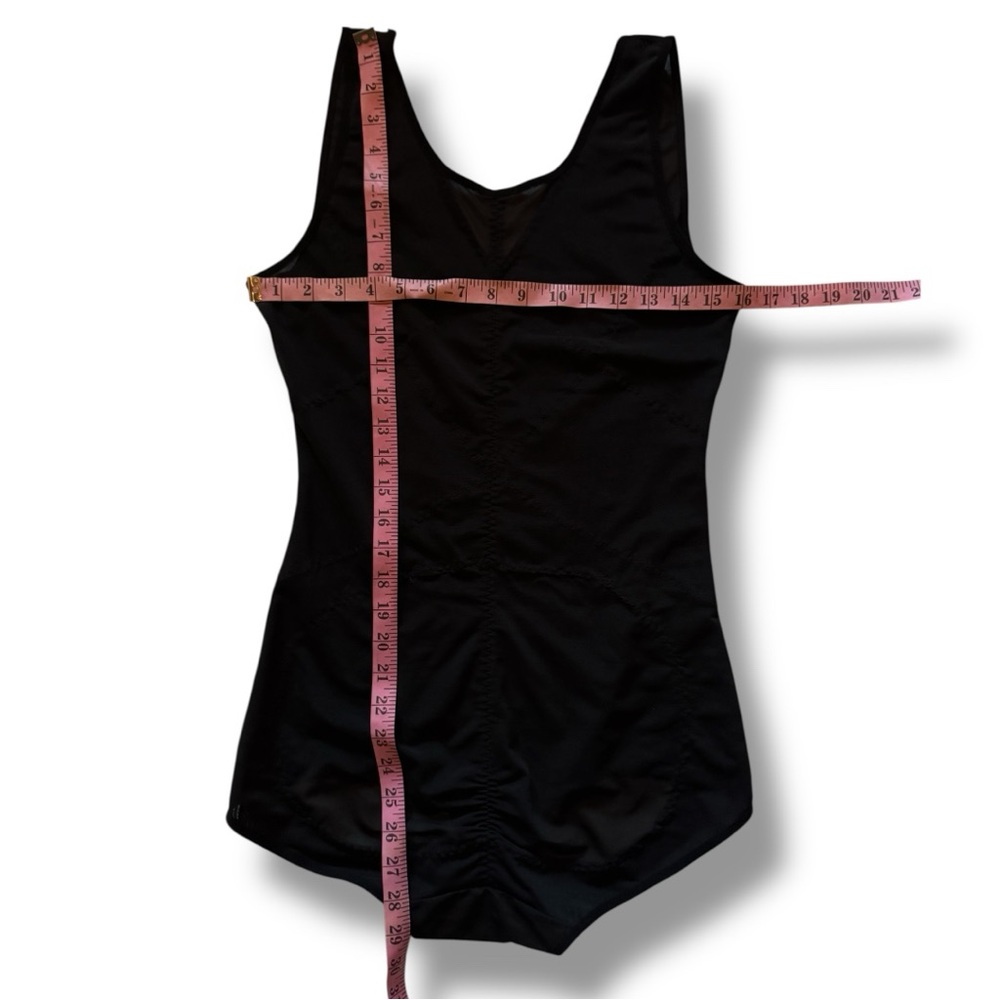 NWOT Black Mesh V-Neck Tummy Control Body Shaper Bodysuit - Plus Size 2XL - Picture 8 of 16